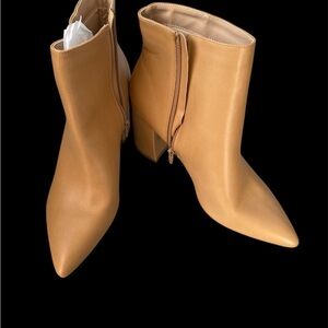 Elegant Tan Ankle Boots